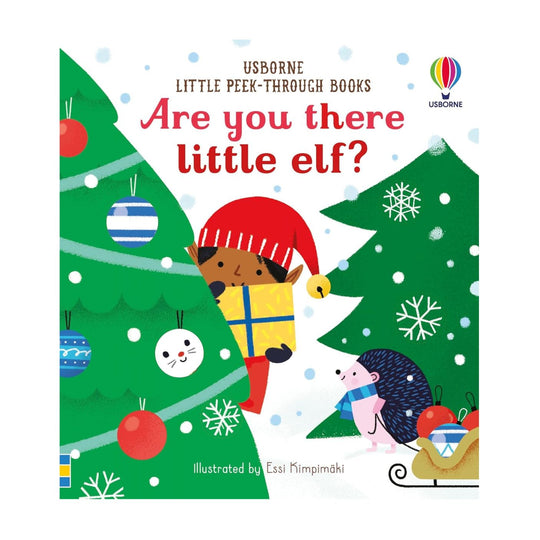 Are You There Little Elf? - Board Book by Usborne Books - FINAL SALE
