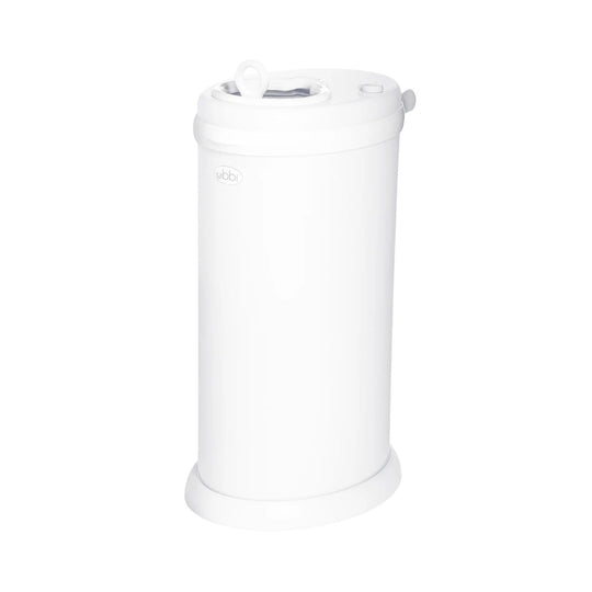 Steel Diaper Pail - White by Ubbi