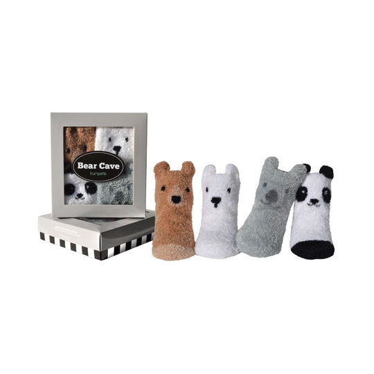Bear Cave Socks - Set of 4 by Trumpette