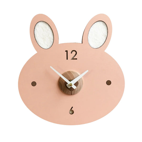 Menagerie Clock - Bunny by Tree by Kerri Lee