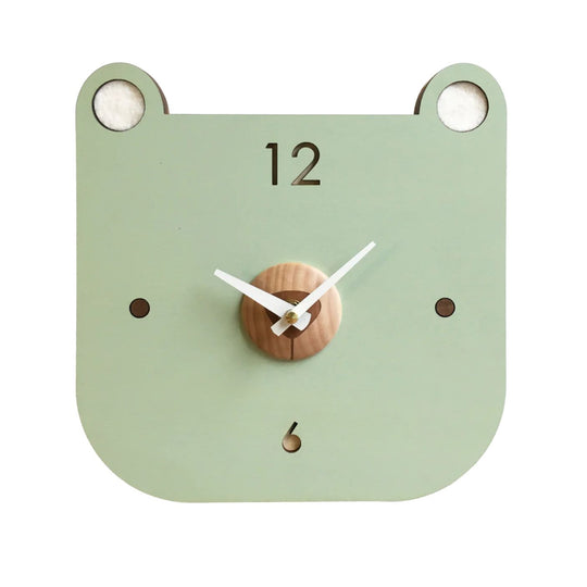 Menagerie Clock - Bear by Tree by Kerri Lee