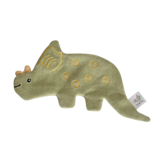 Organic Triceratops Crinkly Toy by Tikiri Toys