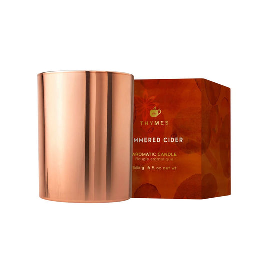 Simmered Cider Poured Candle Metallic - 6.5 oz