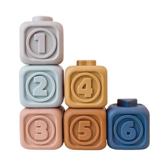 Silicone Number Blocks Mini Set by Three Hearts