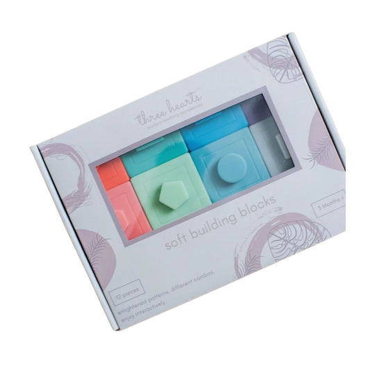 Silicone Building Blocks - Primary by Three Hearts