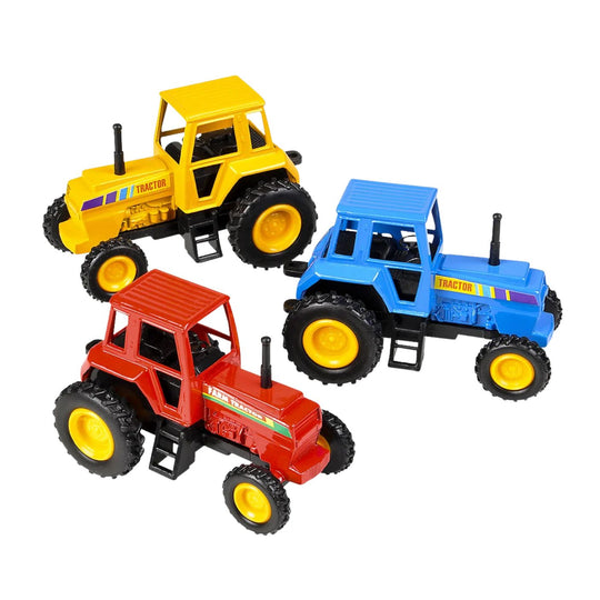 Diecast Pull-Back Farm Tractor (1 Unit Assorted) by The Toy Network