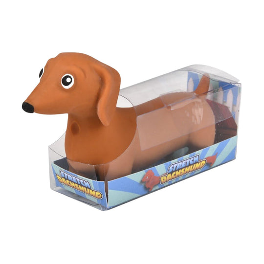 Stretch Dachshund - 4.5 Inch (1 Unit Assorted) by The Toy Network