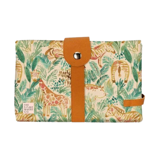Travel Baby Change Mat - Jungle Safari by The Somewhere Co.