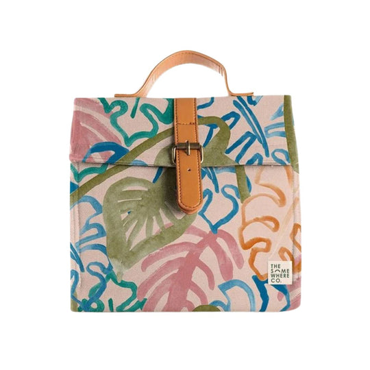 Lunch Satchel - Wild Monstera by The Somewhere Co.