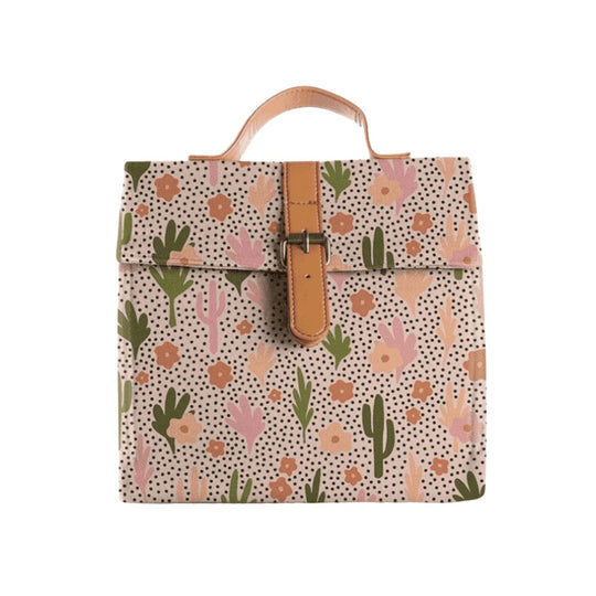 Lunch Satchel - Blooming Cacti by The Somewhere Co.