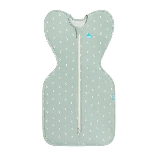 Swaddle Up 1.0 Tog Stretch Cotton - Moon Olive by Love to Dream