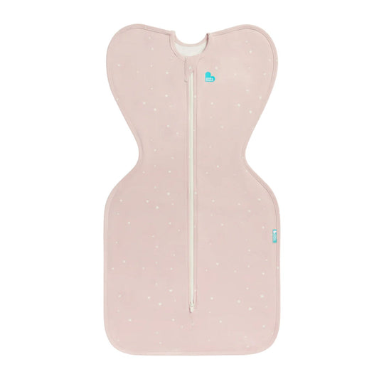Swaddle Up 1.0 Tog Stretch Cotton - Twinkle Powder Pink by Love to Dream