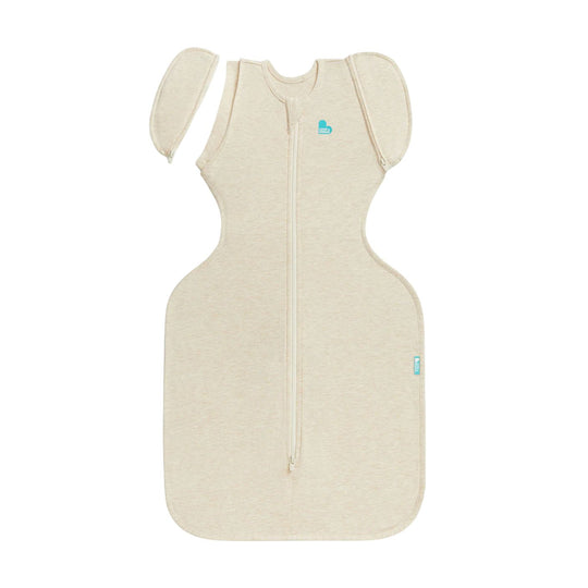 Swaddle Up 2-in-1 Transition Bag 1.0 Tog Stretch Cotton - Oatmeal by Love to Dream