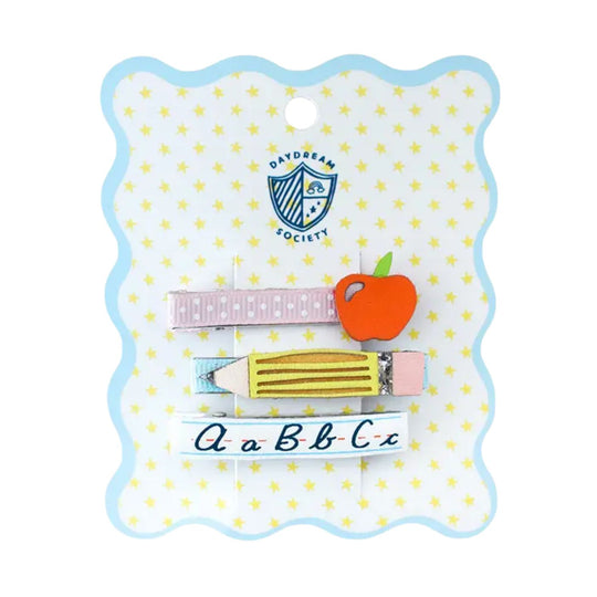Smarty Pants Abc Hair Bar Clip Set by Daydream Society