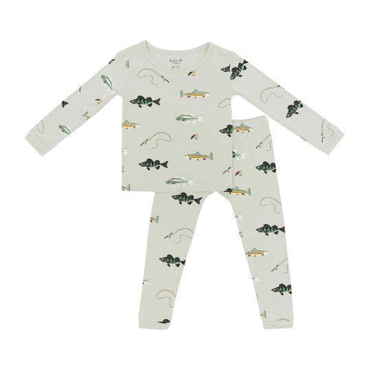 Long Sleeve Toddler Pajama Set - Fishing by Kyte Baby