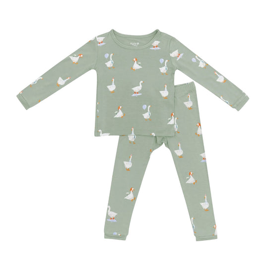 Long Sleeve Toddler Pajama Set - Silly Goose by Kyte Baby
