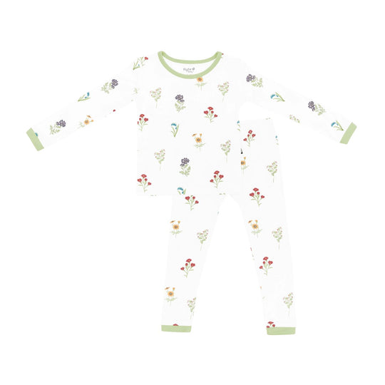 Long Sleeve Toddler Pajama Set - Wildflower by Kyte Baby