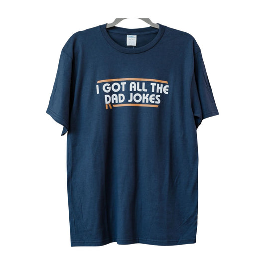 Dad Jokes Men's T-Shirt by 24-7 Daddyhood