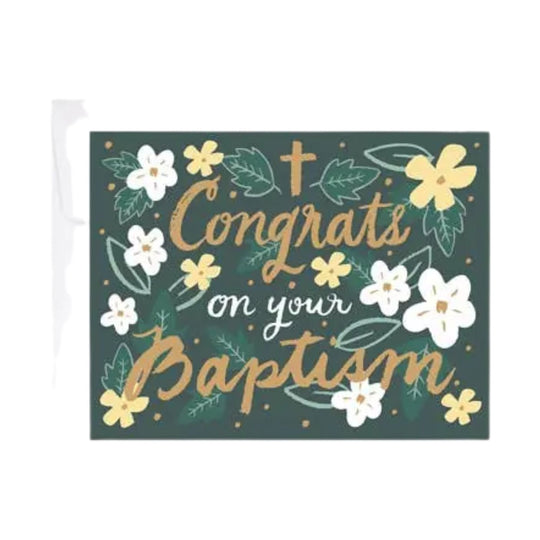 Baptism Congrats Card by 9th Letter Press