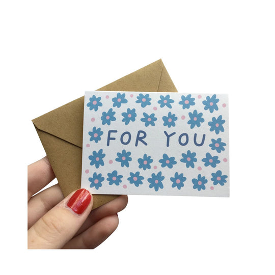 Tiny Enclosure Card - For You by Allie Biddle