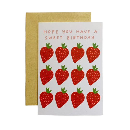 Sweet Birthday Card by Allie Biddle