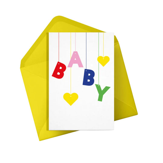 Baby Mobile Card by Alphablots