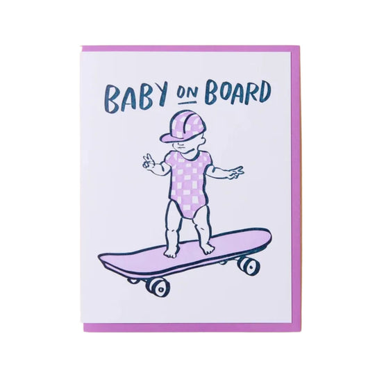 Baby on Board Card by And Here We Are