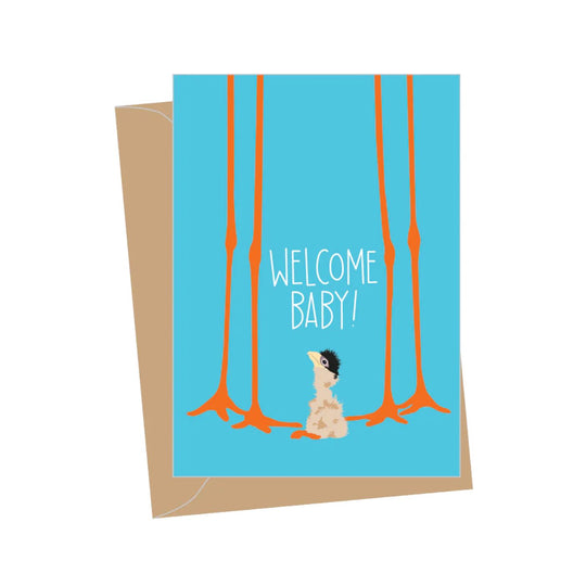 Mini New Baby Stork Enclosure Card by Apartment 2 Cards