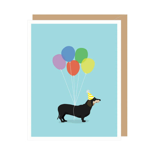 Dachschund Birthday Card by Apartment 2 Cards