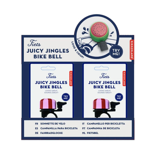 Juicy Jingles Bike Bell (1 Unit Assorted) by Kikkerland