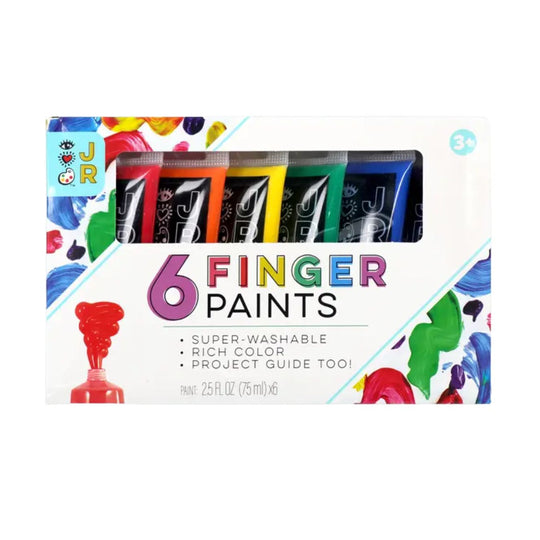 Iheartart Jr 6 Finger Paints by Bright Stripes