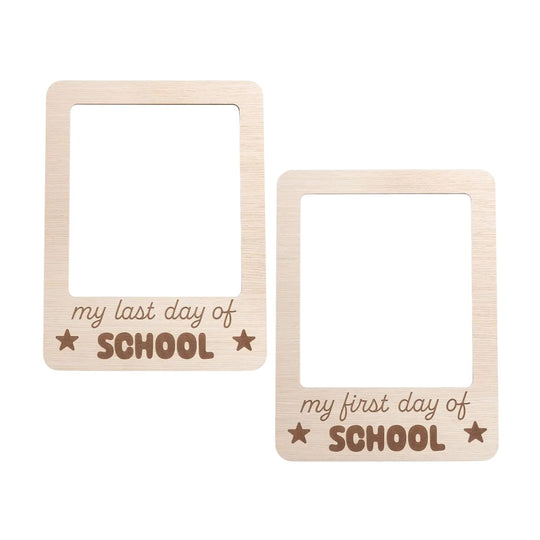 First & Last Day of School Wooden Reversible Photo Prop by Kate & Milo