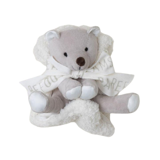 CozyChic Barefoot Lovey - Cream Bear by Barefoot Dreams