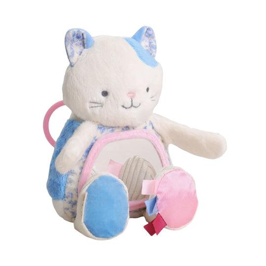 Itzy Bitzy Mirror Tummy Time Sensory Toy - Kitty by Itzy Ritzy