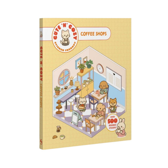 Cute 'n' Cozy Sticker Therapy: Coffee Shops