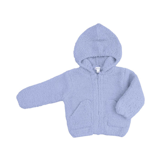 Chenille Hooded Jacket - Dusty Blue by Angel Dear