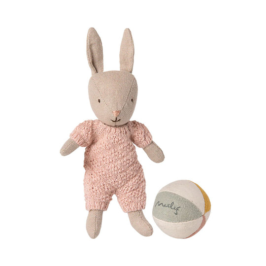 Rabbit Set, Micro - Sand - Rose by Maileg