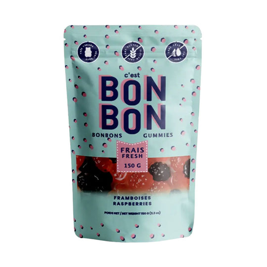 C'est Bon Bon Gummy Candies - Raspberries by La boîte à bonbons