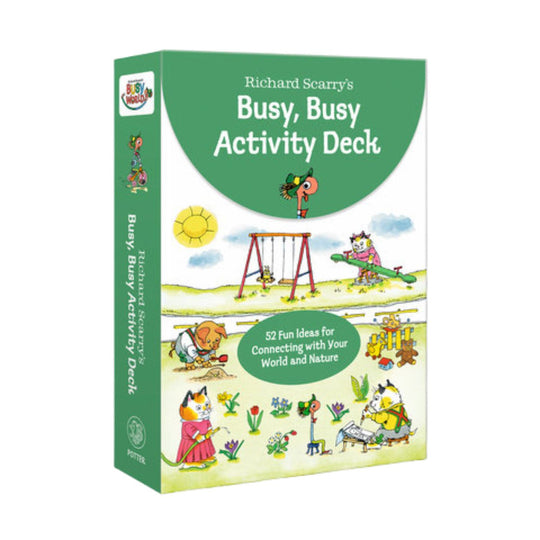 Richard Scarry's Busy, Busy Activity Deck: 52 Fun Ideas for Connecting with Your World and Nature