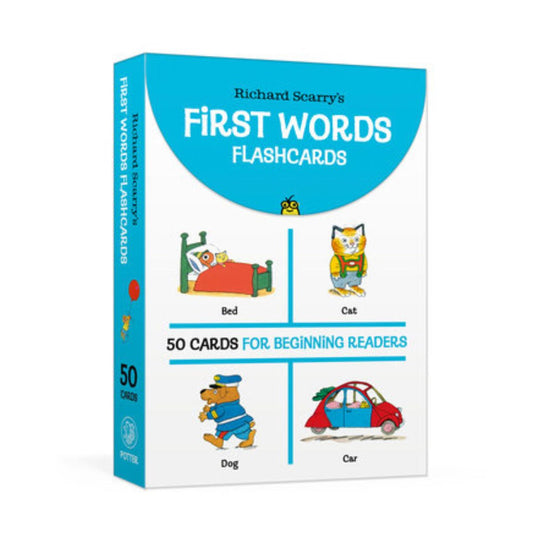 Richard Scarry's First Words Flashcards: 50 Cards for Beginning Readers
