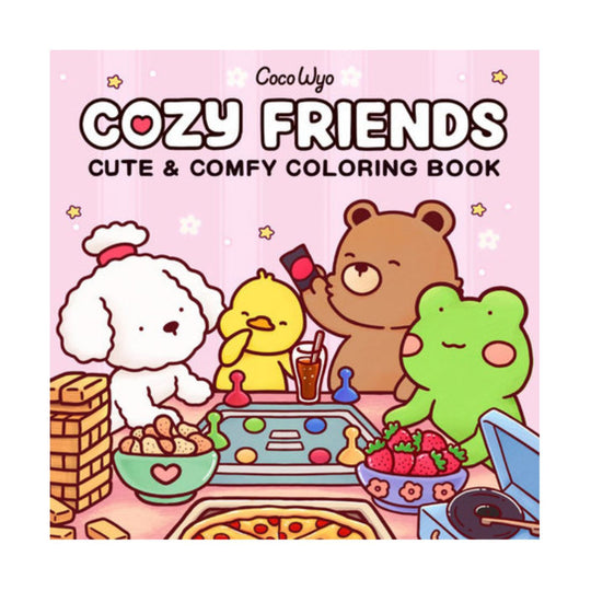 Cozy Friends: Coloring Book for Adults and Kids
