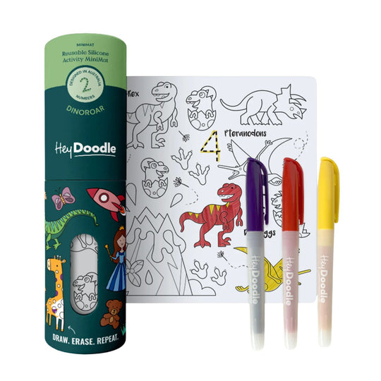 Mini Coloring & Doodle Mat by Hey Doodle