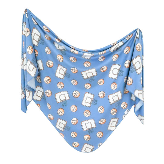 Knit Swaddle Blanket - Dunk by Copper Pearl