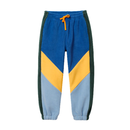 Blue Retro Polar Fleece Sweatpants by Goldie + Ace
