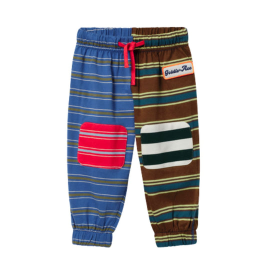 Patchwork Stripe Lightweight Sweatpants by Goldie + Ace