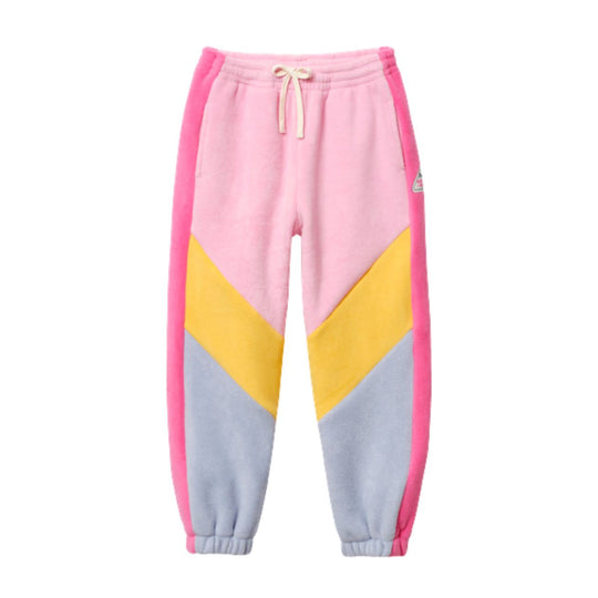 Pink Retro Polar Fleece Sweatpants by Goldie + Ace