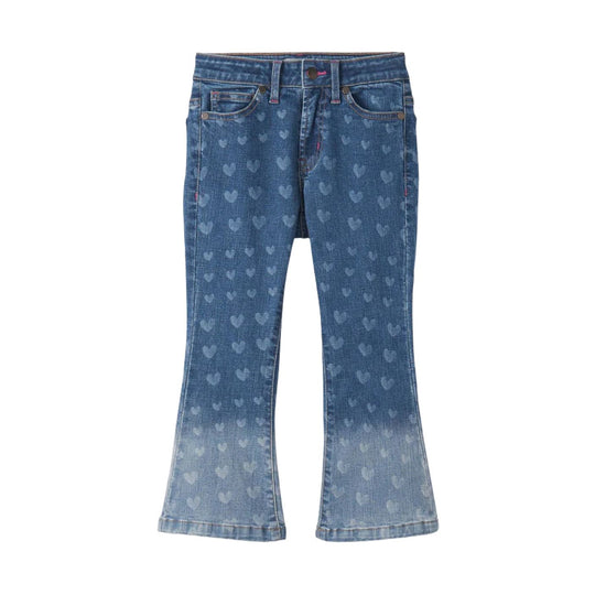 Hearts Flared Leg Denim by Hatley
