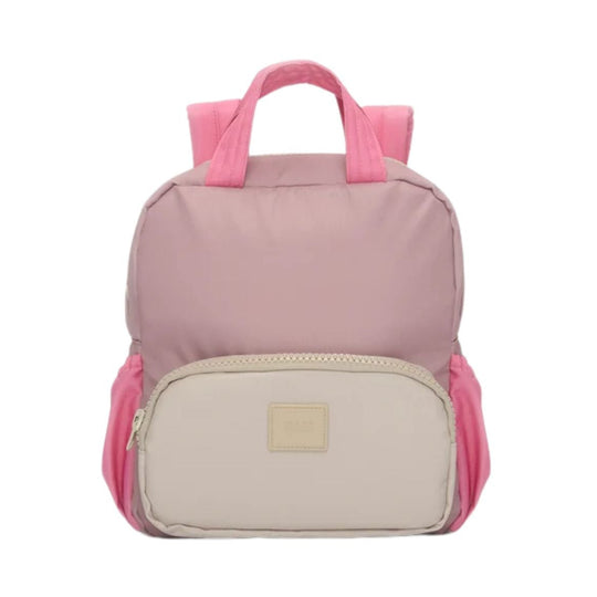 Midi Oxford Backpack - Ash Rose/Ecru/Pink by 7AM Enfant