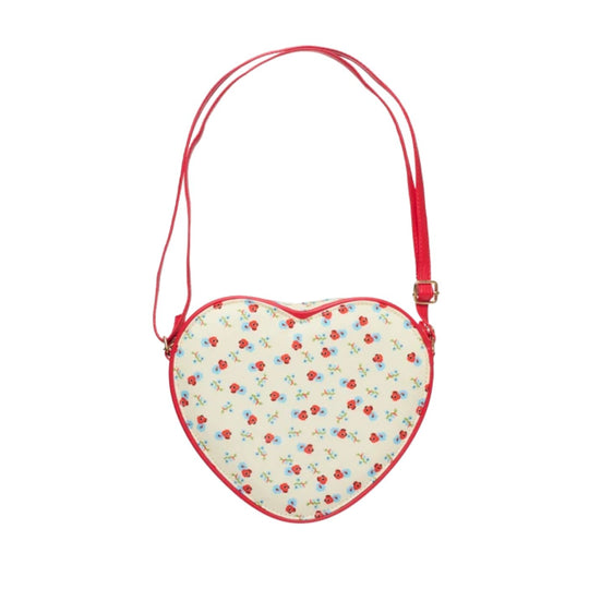Martha Ditsy Floral Heart Bag by Rockahula Kids