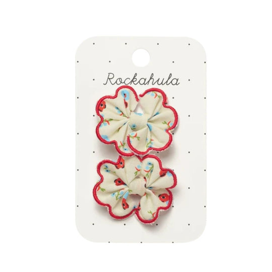 Martha Ditsy Scallop Bow Clips by Rockahula Kids